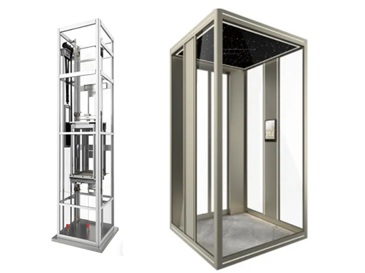 Belt-Driven Traction Home Elevator (Panoramic / Sightseeing Type)